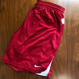 Nike Red Soccer Shorts Mens